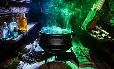 Finding Inspiration for Spells and Recipes in a Steaming Witch Cauldron